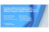 DevOps within the Hybrid Cloud: Application Lifecycle Management on VMware Platform Within the IBM Cloud