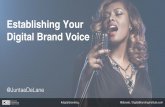 Establishing Your Brand Voice in Social Media, Juntae DeLane, Social Fresh Conference 2016