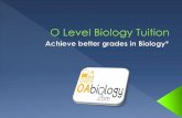 O Level Biology Tuition