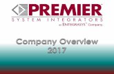 PREMIER System Integrators Overview 2017