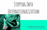 Stepping Into Internationalization