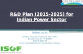 R&D PLAN (2015-2025) FOR INDIAN POWER SECTOR