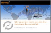Why paperless lab is just the first step towards a smart lab