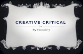 Creative Critical By Cassandra