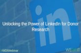 Unlocking the Power of LinkedIn for Donor Research