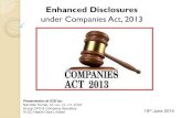 Enhanced Disclosures under Companies Act, 2013