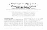 Parametrisation and Application of Cube and Eggbox-type Folded ...