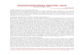 POLICE/CUSTODIAL DEATHS - 2016