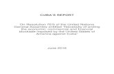 CUBA'S REPORT On Resolution 70/5 of the United Nations General ...