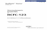 Thermodynamic Properties of HCFC-123, SI units