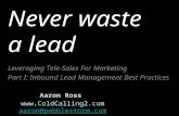 Inbound Lead Management Best Practices