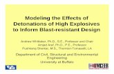 Modeling the Effects of Detonations of High Explosives to Inform ...