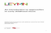 An introduction to approaches in early childhood music