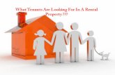 What Tenants Are Looking For In A Rental Property