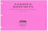 MDPTA Sample Reports