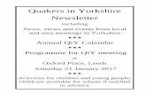 Quakers in Yorkshire Newsletter