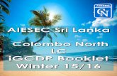 AIESEC Sri Lanka iGCDP Booklet 15/16 Colombo North LC
