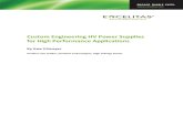 Download the White Paper "Custom Engineering HV Power ...