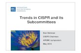 Trends in CISPR and its Subcommittees