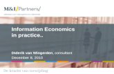 Information Economics in Practice - Guest Lecture Erasmus University Rotterdam 2010