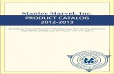 Stanley Marvel, Inc. PRODUCT CATALOG 2012-2013