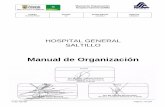 Manual de Organización del Hospital General Saltillo