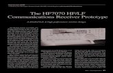 The HF7070 HF/LF Communications Receiver Prototype