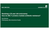 How do ABC‐F proteins mediate antibiotic resistance?