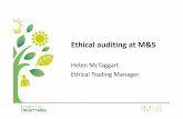 Ethical auditing at M&S