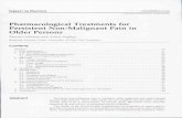 Pharmacological Treatments for Persistent Non-Malignant Pain in ...