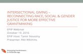 Webinar: Intersectional Giving - Reconnecting Race, Social and Gender Justice for More Effective Grantmaking