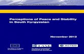 TASK - Perceptions of Peace and Stability in South of Kyrgyzstan - Final Draft