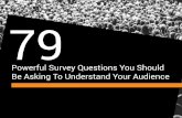 What to ask your audience? 79 Powerful Website Survey Question Examples