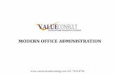 Modern Office Administration For Executive Secretary and Executive Administration