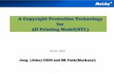 A copyright protection technology for 3 d printing models (john choi)