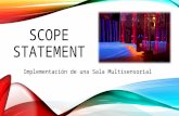Scope statement