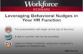 Leveraging Behavioral Nudges in Your HR Function