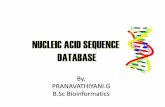 Nucleic Acid Sequence databases