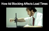 How ad blocking affects load times - Digiday WTF Ad Blocking NYC, 1/14/16