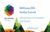 Introduction to Containers and Docker