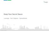 InEight "Keep Your Secret Sauce" Leverage, Don't Replace, Your Spreadsheets