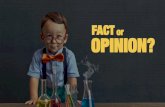 English Language - Exposition: Facts and Opinions
