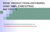 112 risk- metrics for risk reduction