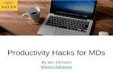 Productivity Hacks for MDs