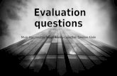 A2 Media Evaluation Questions Music Documentary Q1 AND Q2