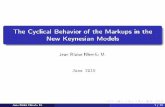The Cyclical Behavior of the Markups in the New Keynesian Models