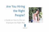 How To Hire an Employee The Right Way | Odeela