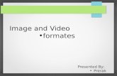 Image and Video formates
