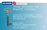 Young Children and Digital Literacy. Parental Challenges from a Mediation and Dissemination Perspective