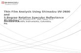 Thin Film Analysis Using Shimadzu UV-2600
